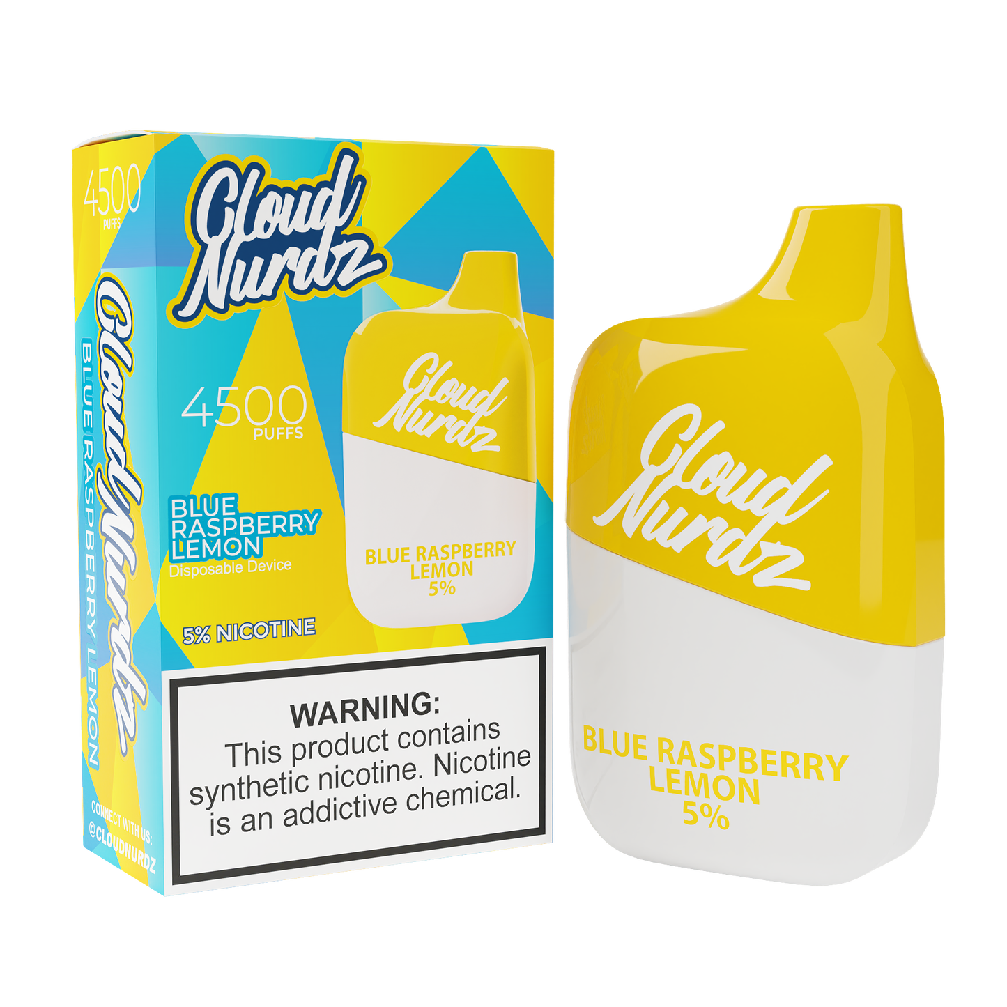 Cloud Nurdz 4500 Blue Raspberry Lemon