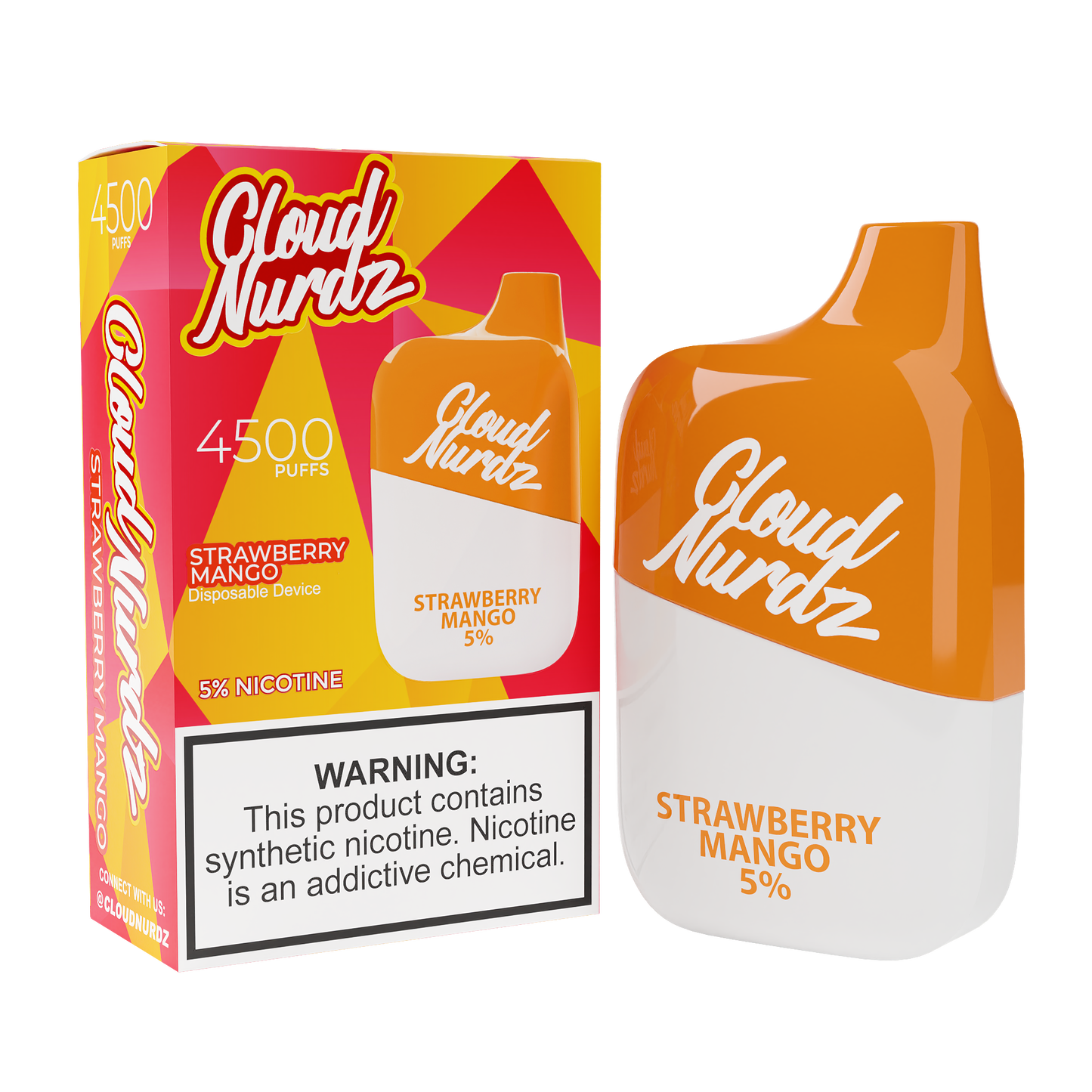 Cloud Nurdz 4500 Strawberry Mango