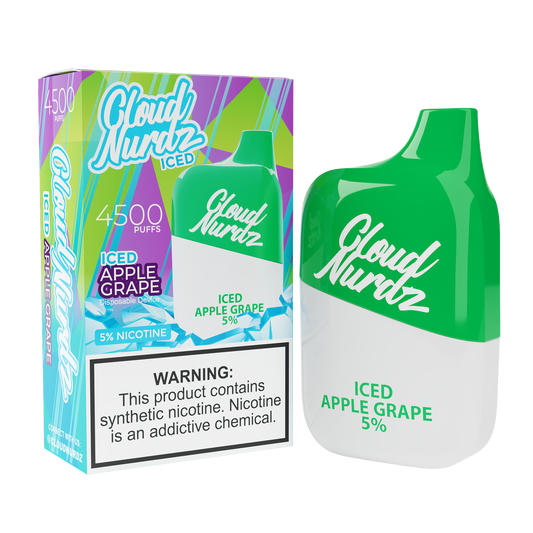 Cloud Nurdz 4500 Iced Apple Grape