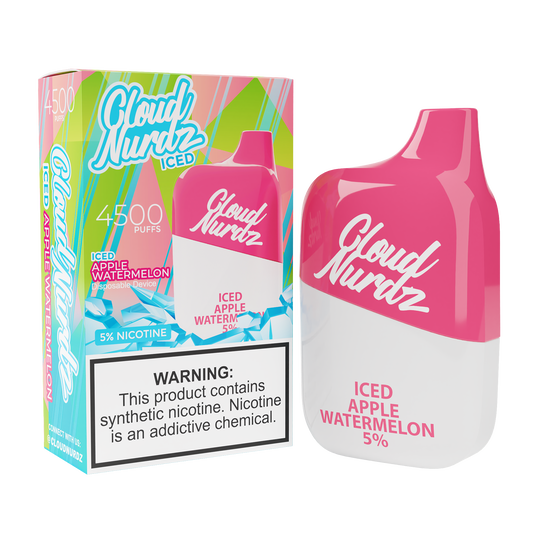 Cloud Nurdz 4500 Apple Watermelon Iced