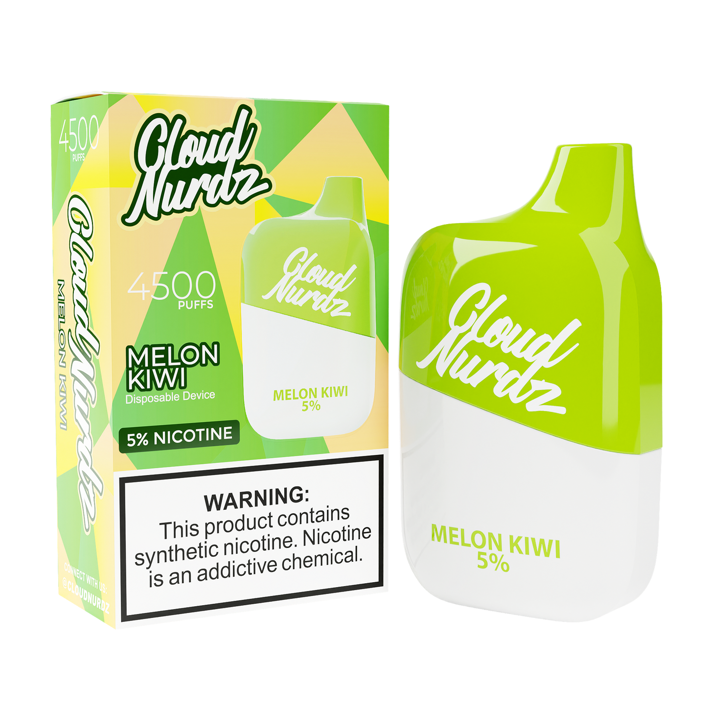 Cloud Nurdz 4500 Melon Kiwi