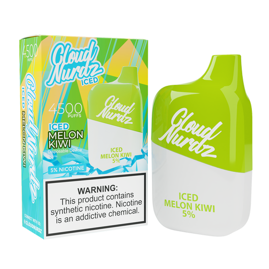 Cloud Nurdz 4500 Iced Melon Kiwi