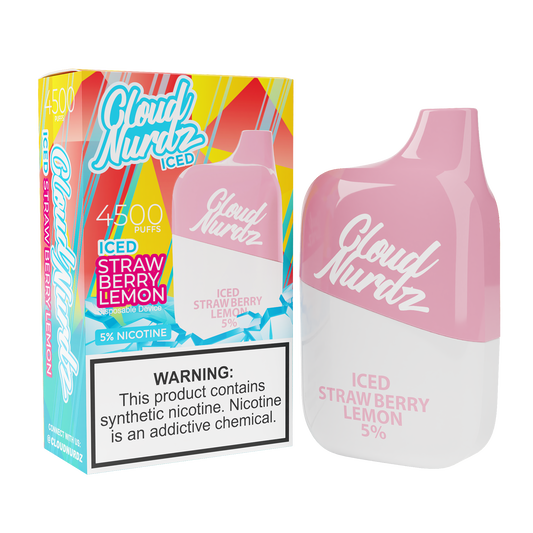 Cloud Nurdz 4500 Strawberry Lemon Iced