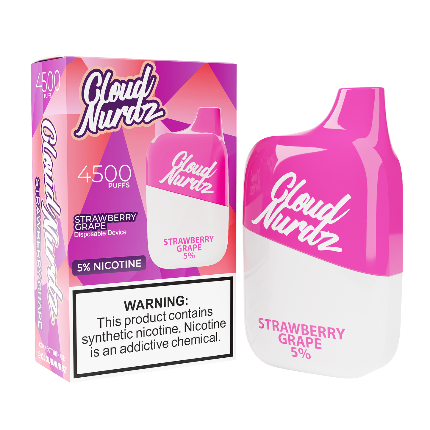 Cloud Nurdz 4500 Strawberry Grape
