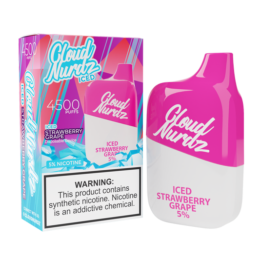 Cloud Nurdz 4500 Iced Strawberry Grape